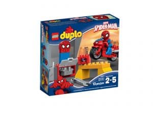 lego 10607 spider mans motorcykelvaerksted