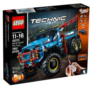 lego 42070 sekshjulet terraengaende kranvogn