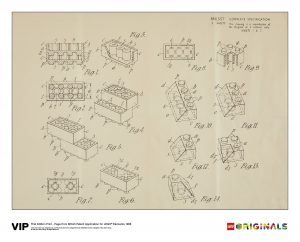 lego 5006004 britisk patenttegning 1968 1 udgave