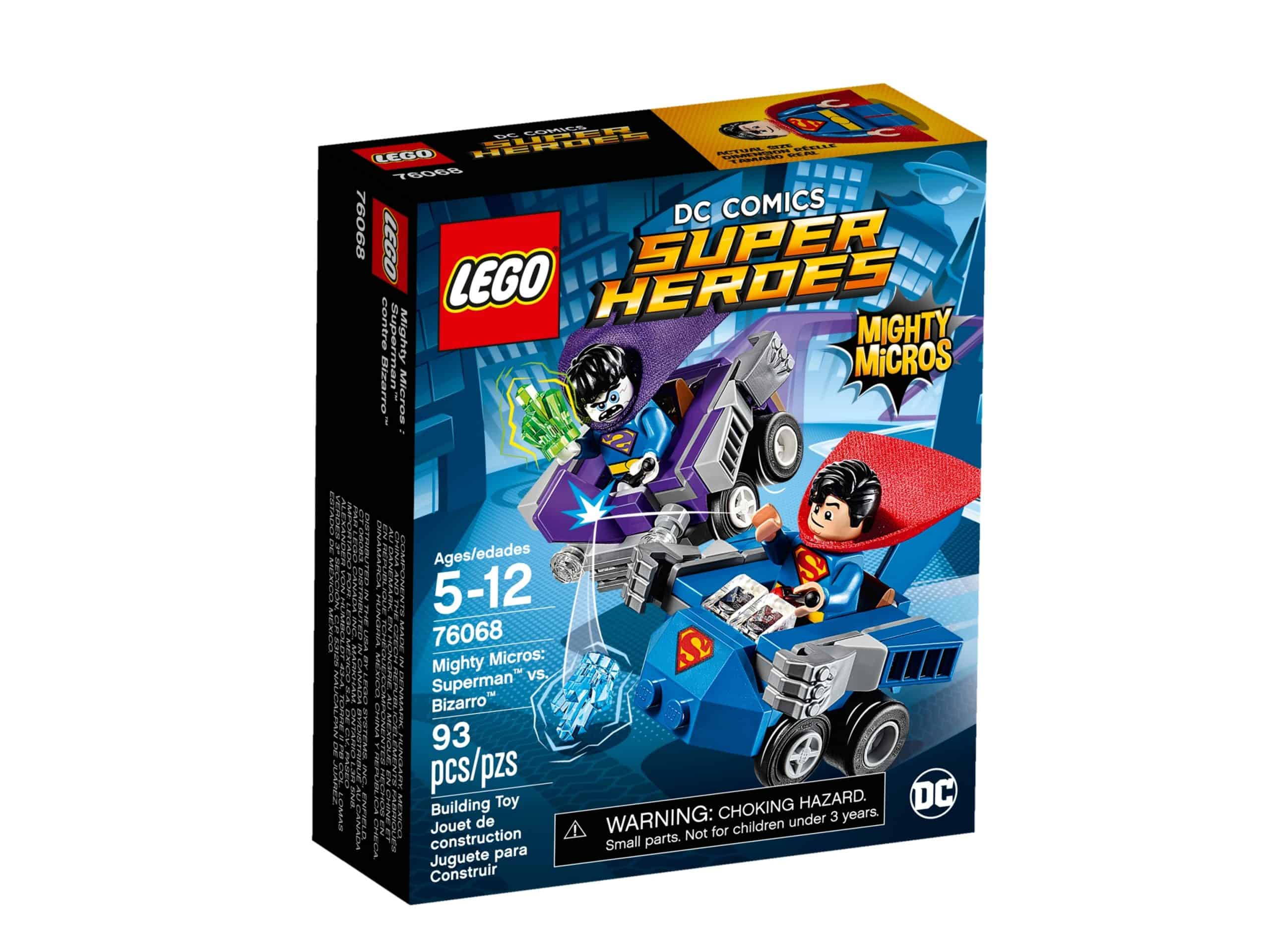 lego 76068 mighty micros superman mod bizarro scaled
