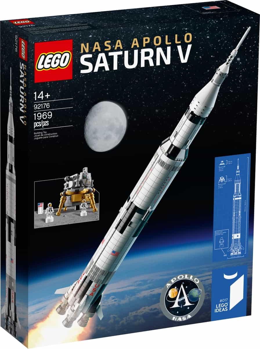 tand mikrofon halvkugle LEGO NASA Apollo Saturn V 92176