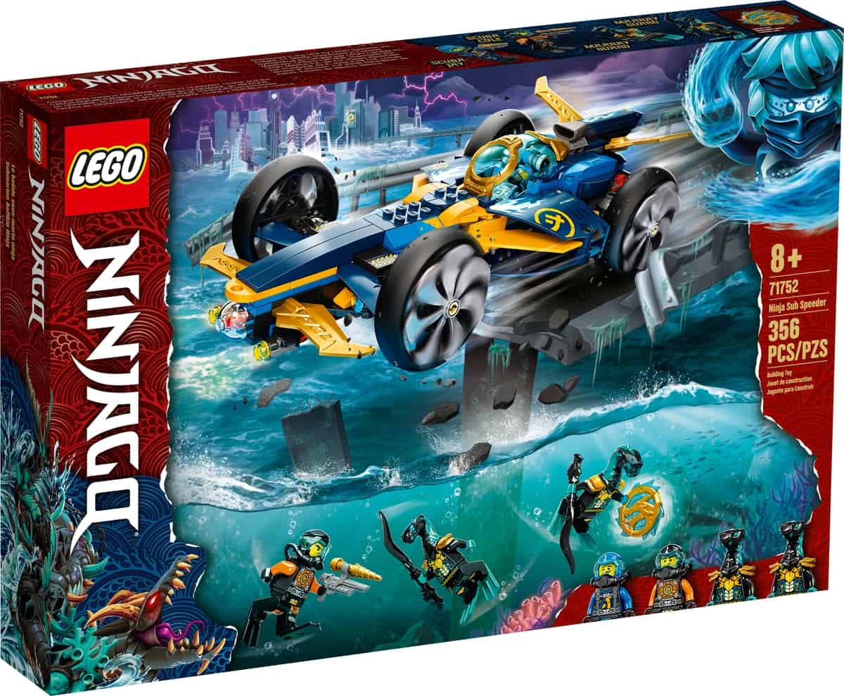 lego 71752 ninja undervandsspeeder