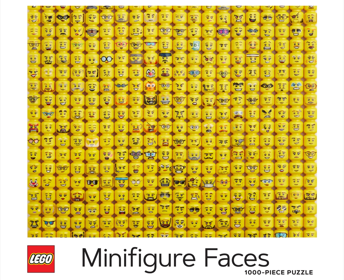 lego 5007070 minifigure faces puslespil med 1 000 brikker