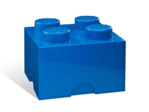 4 stud storage brick blue 5006969