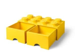 8 stud brick drawer yellow 5006133