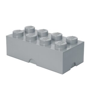 8 stud storage brick stone gray 5007268