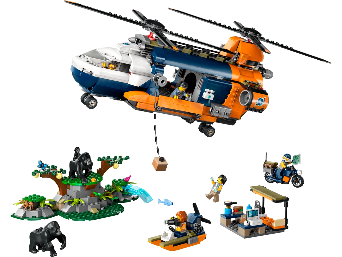 jungle explorer helicopter at base camp 60437