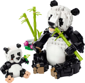 wild animals panda family 31165